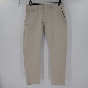 J Crew Tech Pant Men's 34 L27.5 484 Slim Fit Stretch Tapered Classic Flat Front